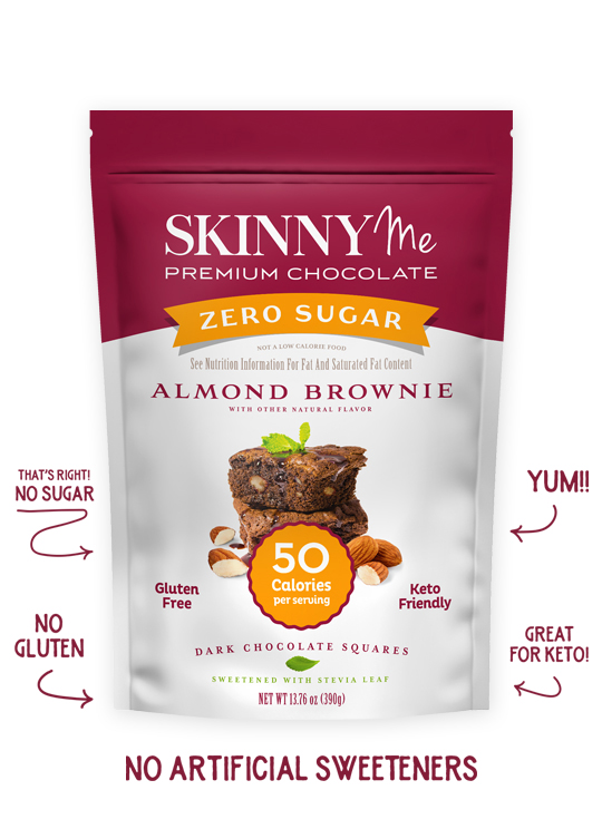 Almond Brownie Dark Chocolate Squares (30ct)