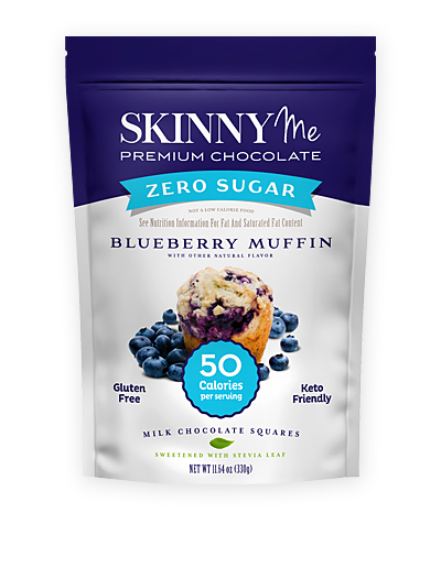 Blueberry Muffin Milk Chocolate Squares